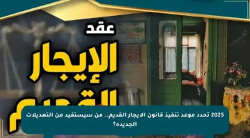 2025 تحدد موعد تنفيذ قانون الإيجار القديم.. من سيستفيد من التعديلات الجديدة؟